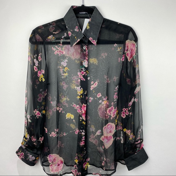Dolce & Gabbana Tops - Dolce & Gabbana floral button down blouse